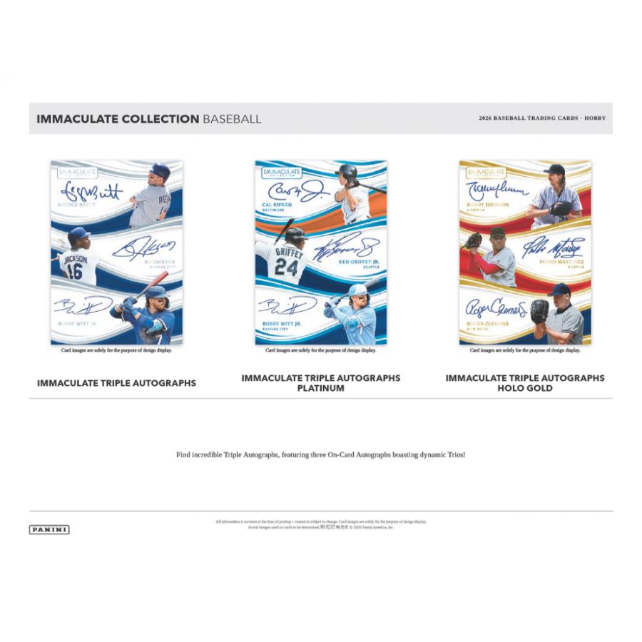 2026 PANINI IMMACULATE COLLECTION BASEBALL HOBBY | 2026 パニーニ イマキュレート コレクション ベースボール ホビー[1ボックス] |  | 02