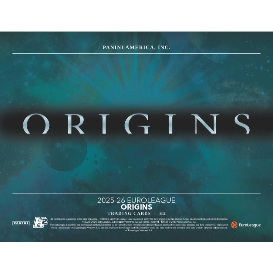 2025-26 PANINI ORIGINS EUROLEAGUE BASKETBALL H2 | 2025-26 パニーニ オリジンズ ユーロリーグ バスケットボール H2[1ボックス] |  | 01