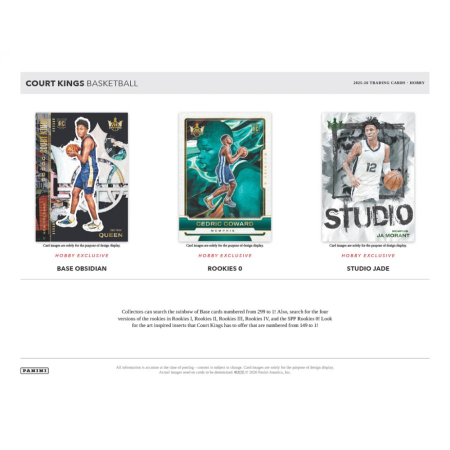 2025-26 PANINI COURT KINGS BASKETBALL HOBBY | 2025‐26 パニーニ コートキングス バスケットボール ホビー[1ボックス] |  | 02