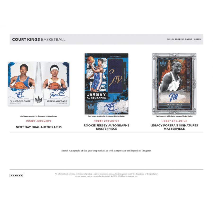 2025-26 PANINI COURT KINGS BASKETBALL HOBBY | 2025‐26 パニーニ コートキングス バスケットボール ホビー[1ボックス] |  | 03