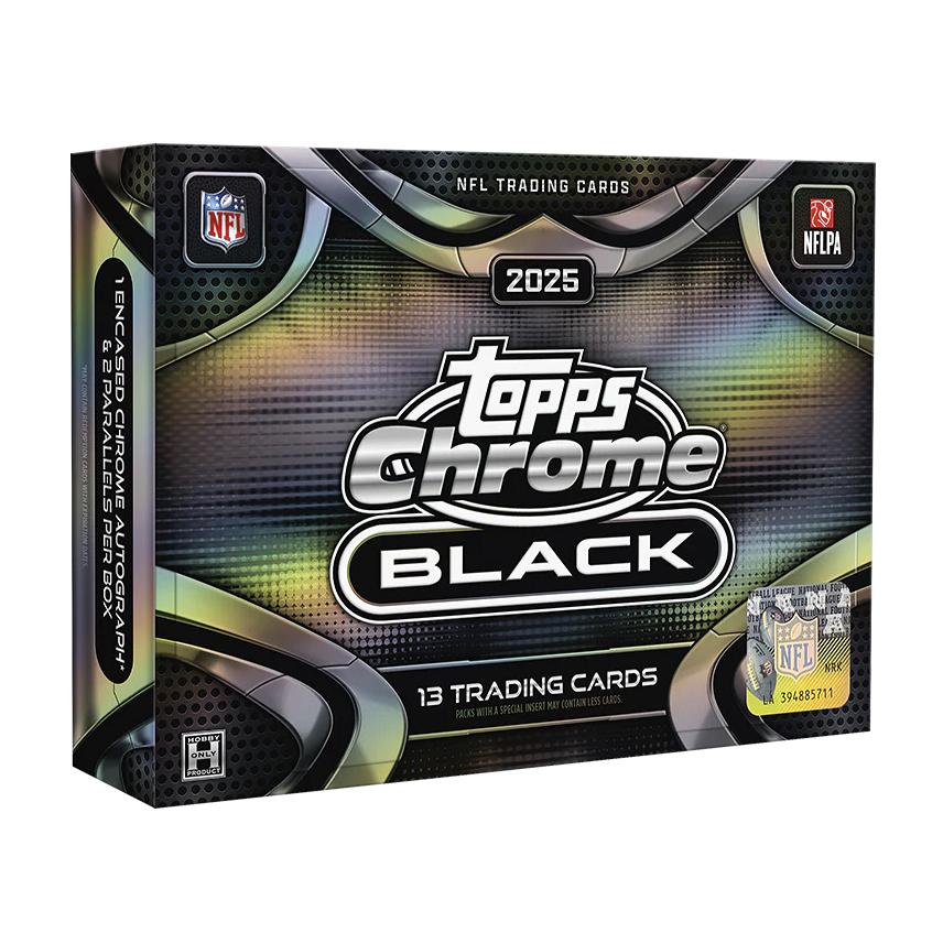 NFL 2025 TOPPS CHROME BLACK HOBBY | 2025 トップス クローム ブラック フットボール ホビー[1ボックス] | 
