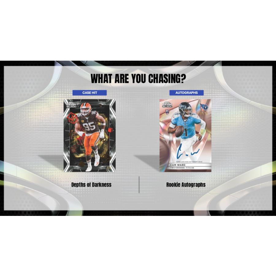 NFL 2025 TOPPS CHROME BLACK HOBBY | 2025 トップス クローム ブラック フットボール ホビー[1ボックス] |  | 04