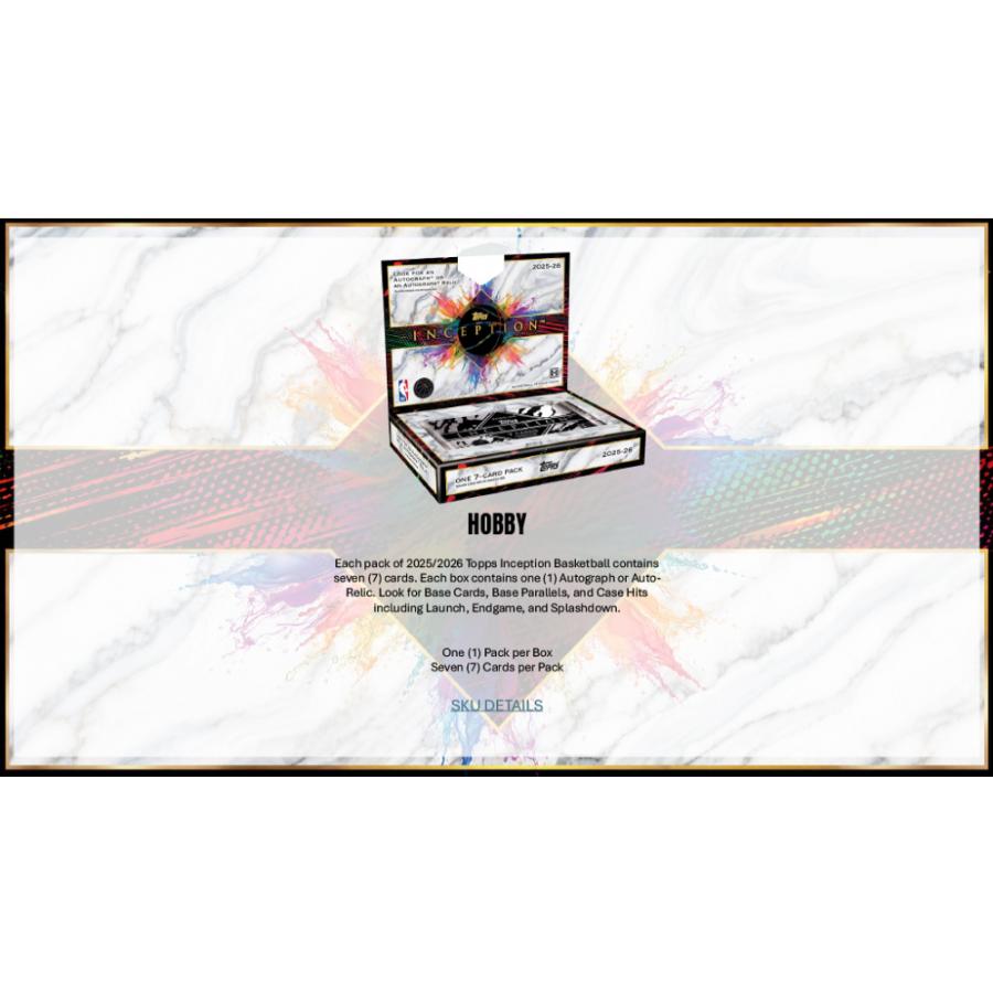 NBA 2025-26 TOPPS INCEPTION HOBBY | 2025-26 トップス インセプション バスケットボール ホビー[1ボックス] |  | 03