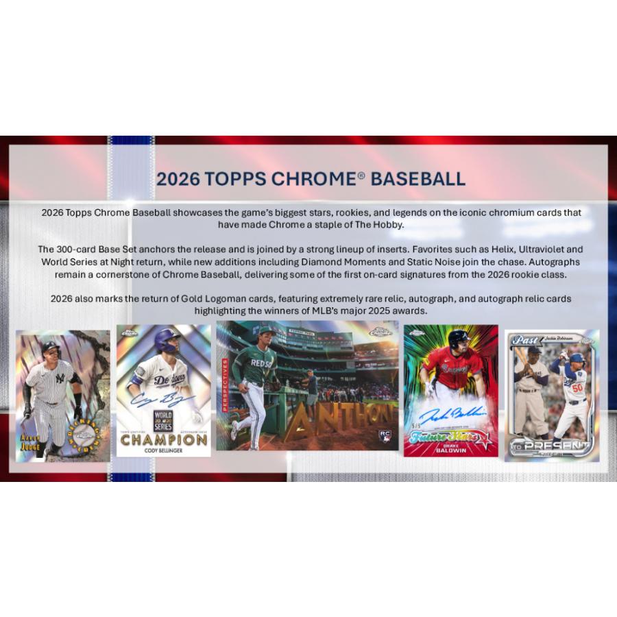 MLB 2026 TOPPS CHROME JUMBO[1ボックス] |  | 02