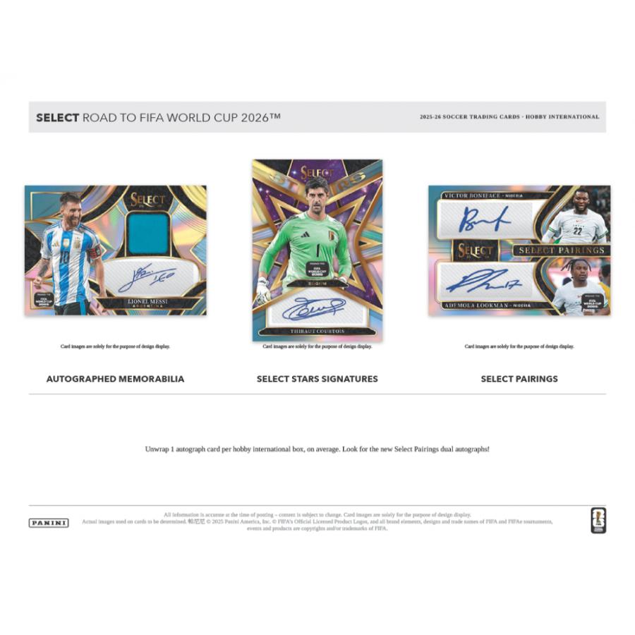 SOCCER 2025-26 PANINI SELECT ROAD TO FIFA WORLD CUP HOBBY INTERNATIONAL | サッカー 2025-26 パニーニ セレクト ロード・トゥ・FIFAワールド…[1ボックス] |  | 04