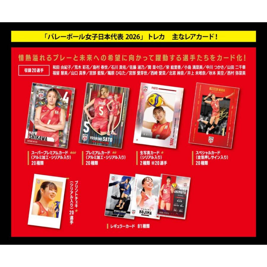 ◆予約◆プロデュース216 2026 バレーボール女子日本代表 トレーディングカード[1ボックス] |  | 02