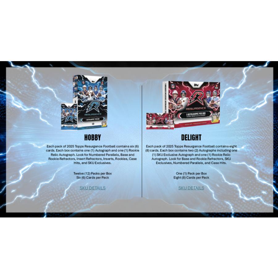 NFL 2025 TOPPS RESURGENCE HOBBY | 2025 トップス リサージェンス フットボール ホビー[1ボックス] |  | 03