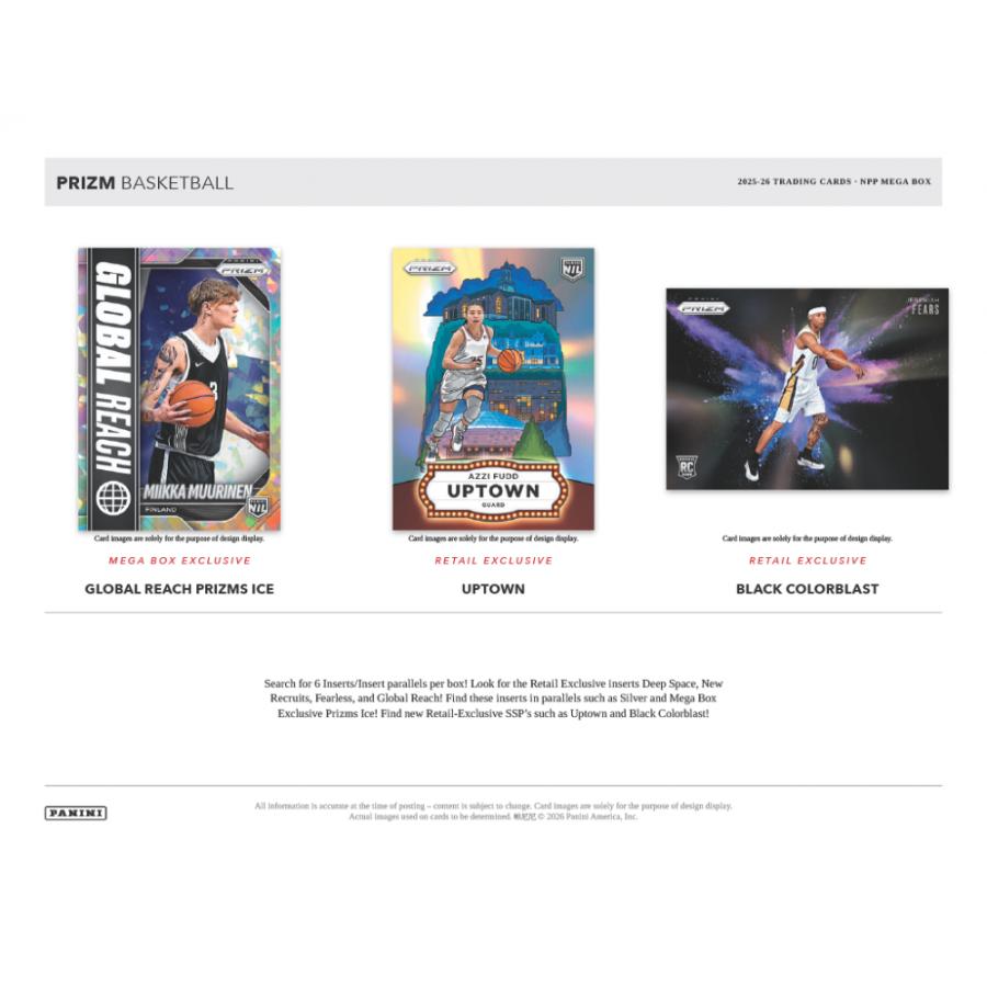 2025-26 PANINI PRIZM BASKETBALL MEGA BOX | 2025-26 パニーニ プリズム バスケットボール メガボックス[1ボックス] |  | 04