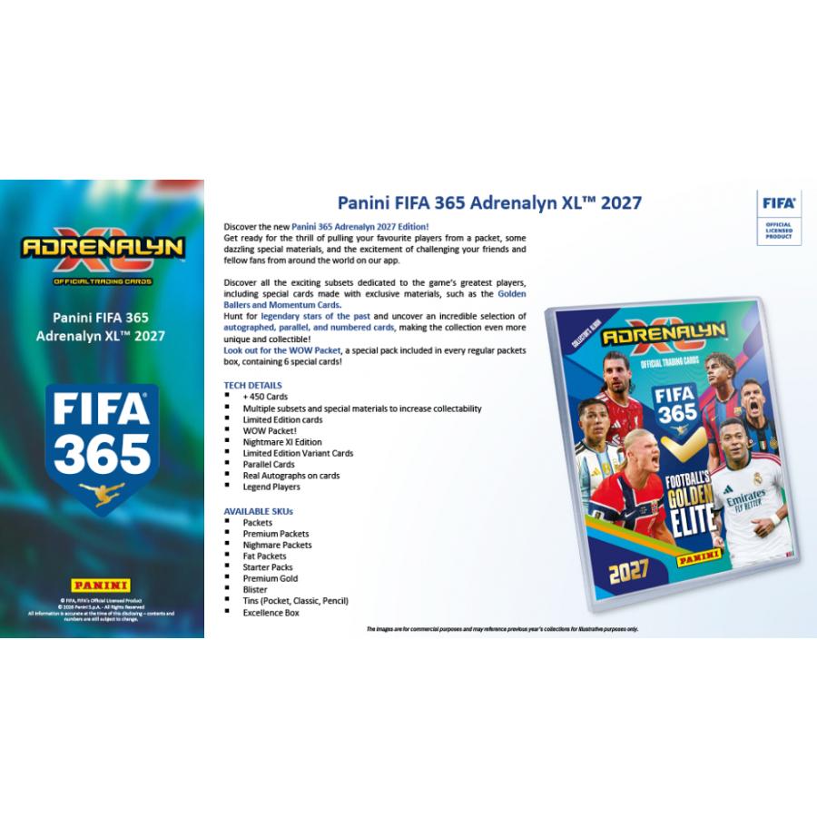 SOCCER 2027 PANINI FIFA 365 ADRENALYN XL BOOSTERS[1ボックス] |  | 02