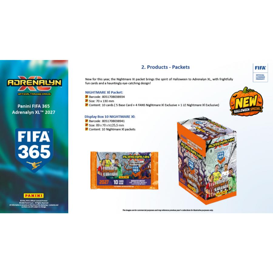 SOCCER 2027 PANINI FIFA 365 ADRENALYN XL NIGHTMARE[1ボックス] |  | 05
