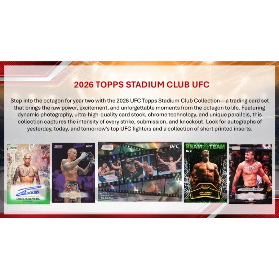 UFC 2026 TOPPS STADIUM CLUB MEGA BOX[1ボックス] |  | 02