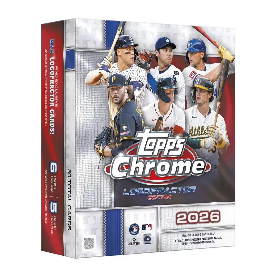 MLB 2026 TOPPS CHROME LOGOFRACTOR | 2026 トップス クローム ベースボール ロゴフラクター[1ボックス] | 