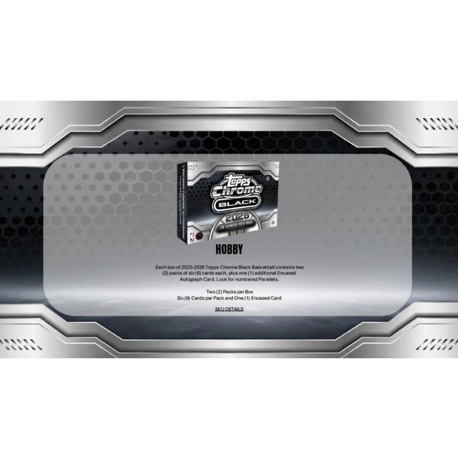 NBA 2025-26 TOPPS CHROME BLACK HOBBY | 2025-26 トップス クロームブラック バスケットボール ホビー[1ボックス] |  | 02