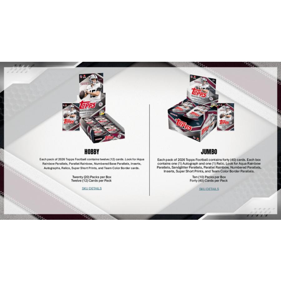NFL 2026 TOPPS FLAGSHIP JUMBO | 2026 トップス フラッグシップ フットボール ジャンボ[1ボックス] |  | 03