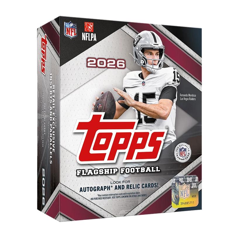 NFL 2026 TOPPS FLAGSHIP MEGA BOX | 2026 トップス フラッグシップ フットボール メガボックス[1ボックス] | 