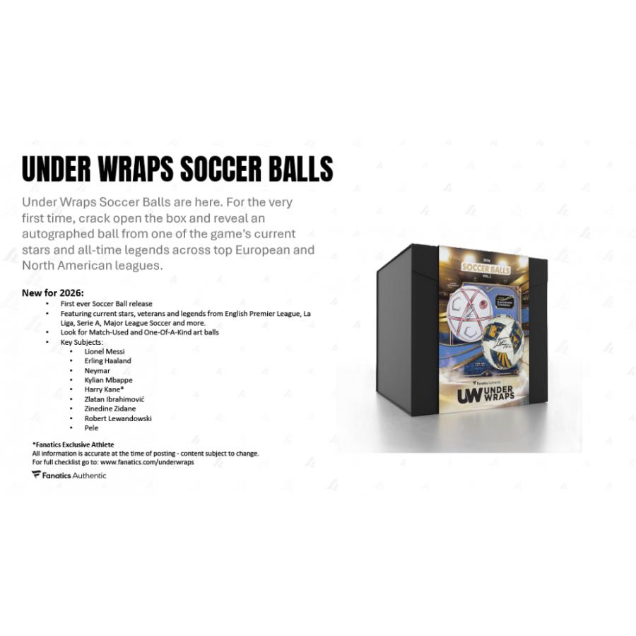 SOCCER 2026 FANATICS UNDER WRAPS SOCCER BALLS HOBBY[1ボックス] |  | 02