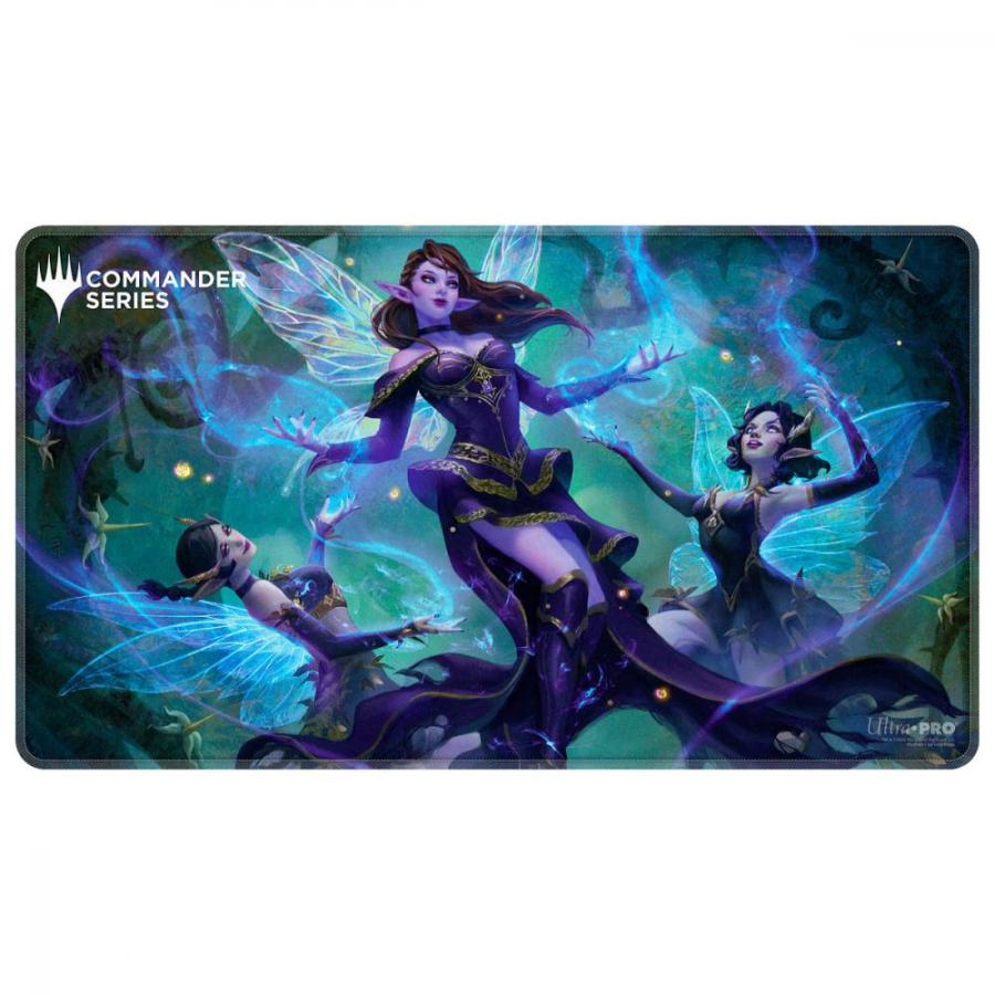 【返品・交換不可】Ultra・PRO [統率者シリーズ8]スティッチドプレイマット(マウスパッド使用可)/狡猾な征服者、アリーラ(Alela, Cunning Conque…[1個] | 