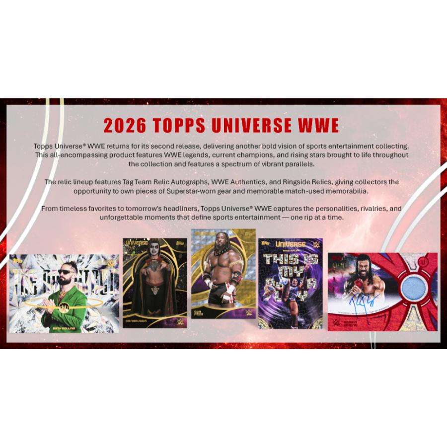 WWE 2026 TOPPS UNIVERSE VALUE BOX[1ボックス] |  | 02