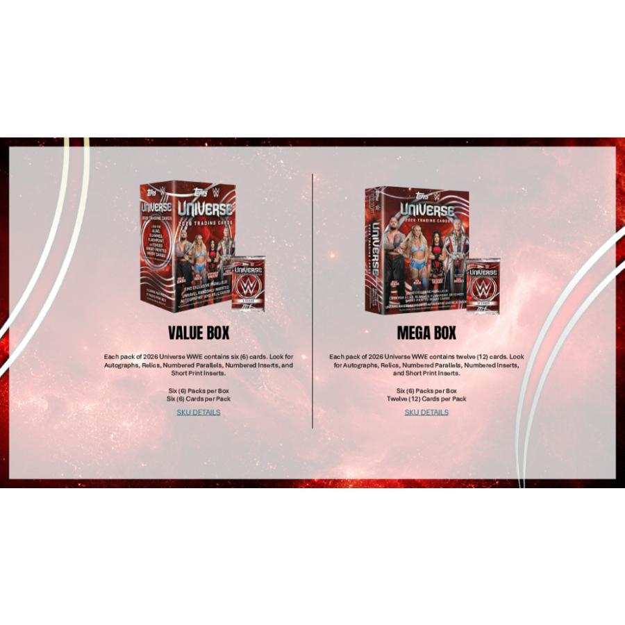 WWE 2026 TOPPS UNIVERSE VALUE BOX[1ボックス] |  | 03