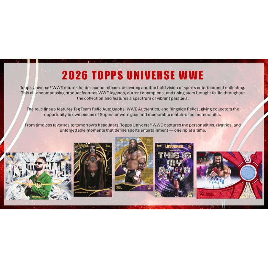 WWE 2026 TOPPS UNIVERSE MEGA BOX[1ボックス] |  | 02