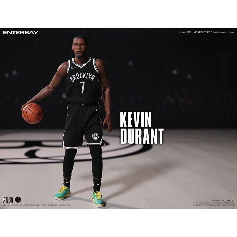 【返品・交換不可】エンターベイ リアルマスターピース NBAコレクション/ ケビン・デュラント 1/6 コレクティブル フィギュア ブルックリン・ネ…[1個] |  | 01