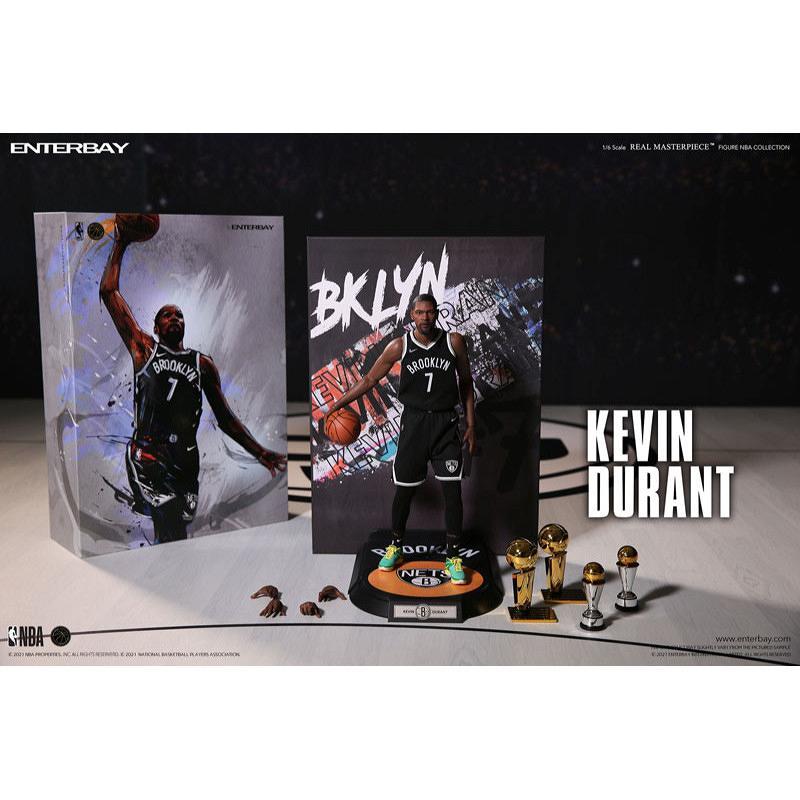 【返品・交換不可】エンターベイ リアルマスターピース NBAコレクション/ ケビン・デュラント 1/6 コレクティブル フィギュア ブルックリン・ネ…[1個] |  | 05
