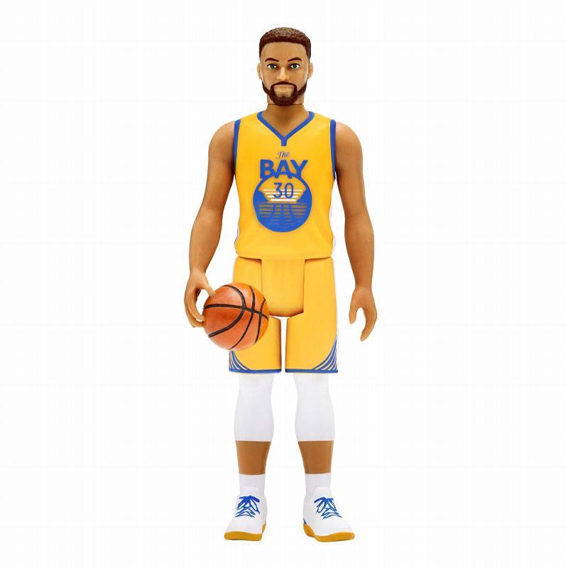 【返品・交換不可】NBA SUPER7 リアクションシリーズ WAVE3 ステフィン・カリー(ウォリアーズ) イエローユニフォーム Ver.[1個] | 