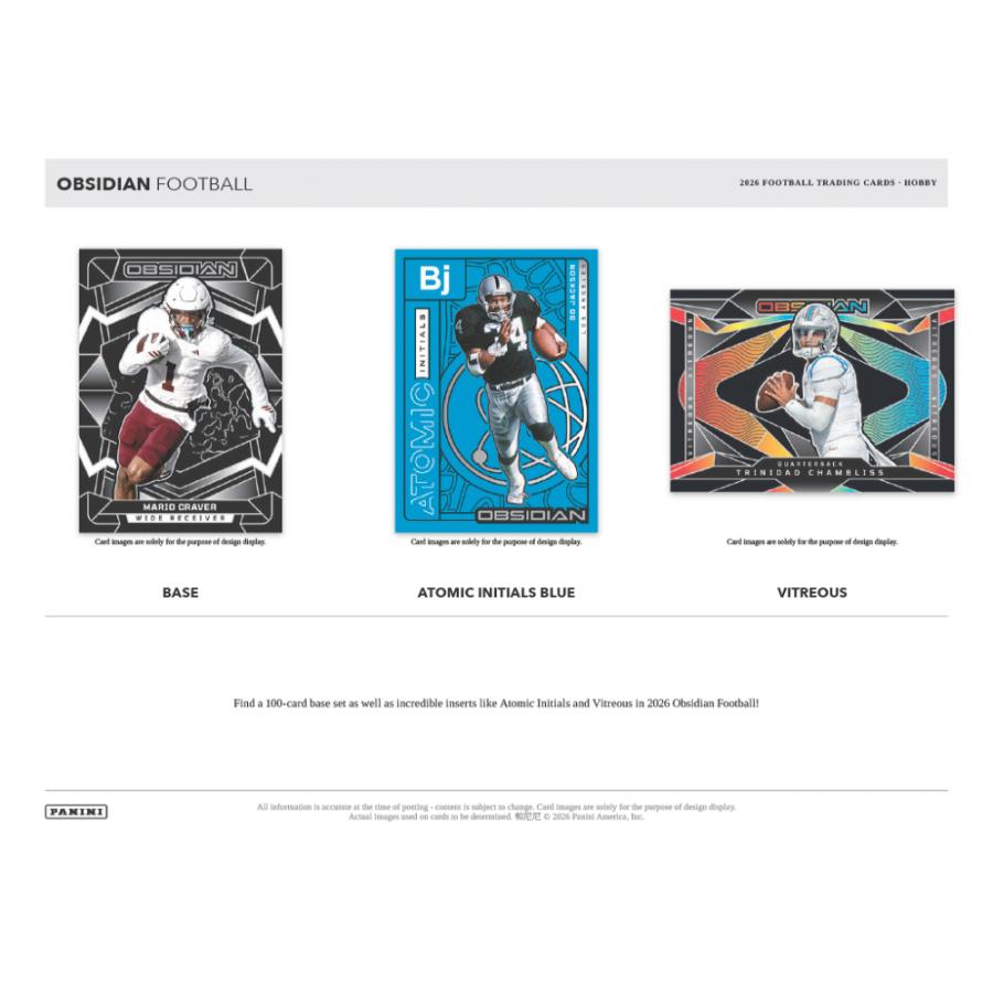 2026 PANINI OBSIDIAN FOOTBALL HOBBY[1ボックス] |  | 02