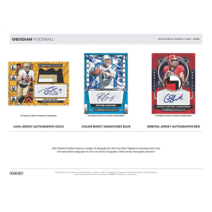 2026 PANINI OBSIDIAN FOOTBALL HOBBY[1ボックス] |  | 03