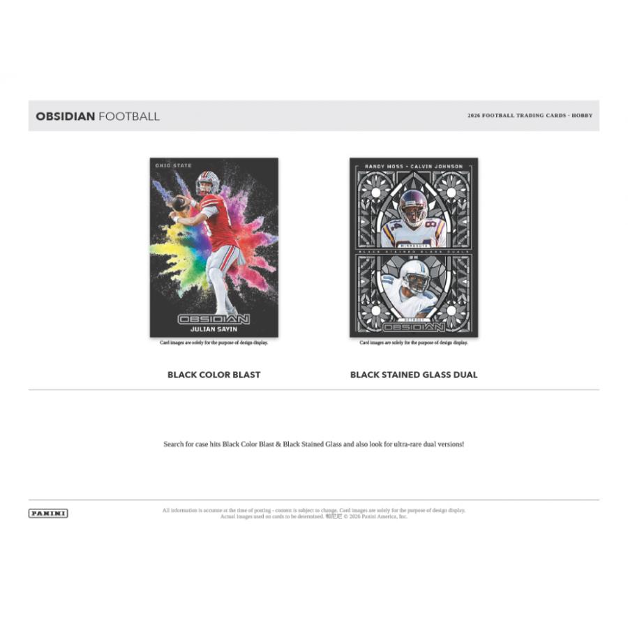 2026 PANINI OBSIDIAN FOOTBALL HOBBY[1ボックス] |  | 04