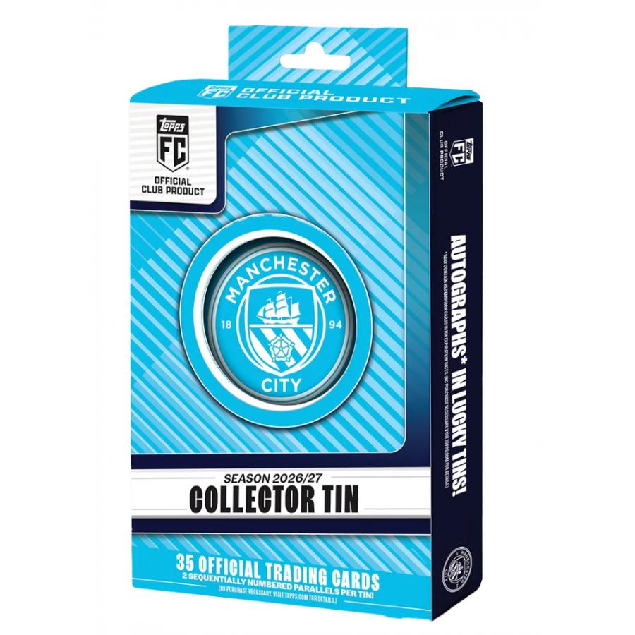 SOCCER 2026-27 TOPPS COLLECTOR TIN MANCHESTER CITY HOBBY[1ボックス] | 
