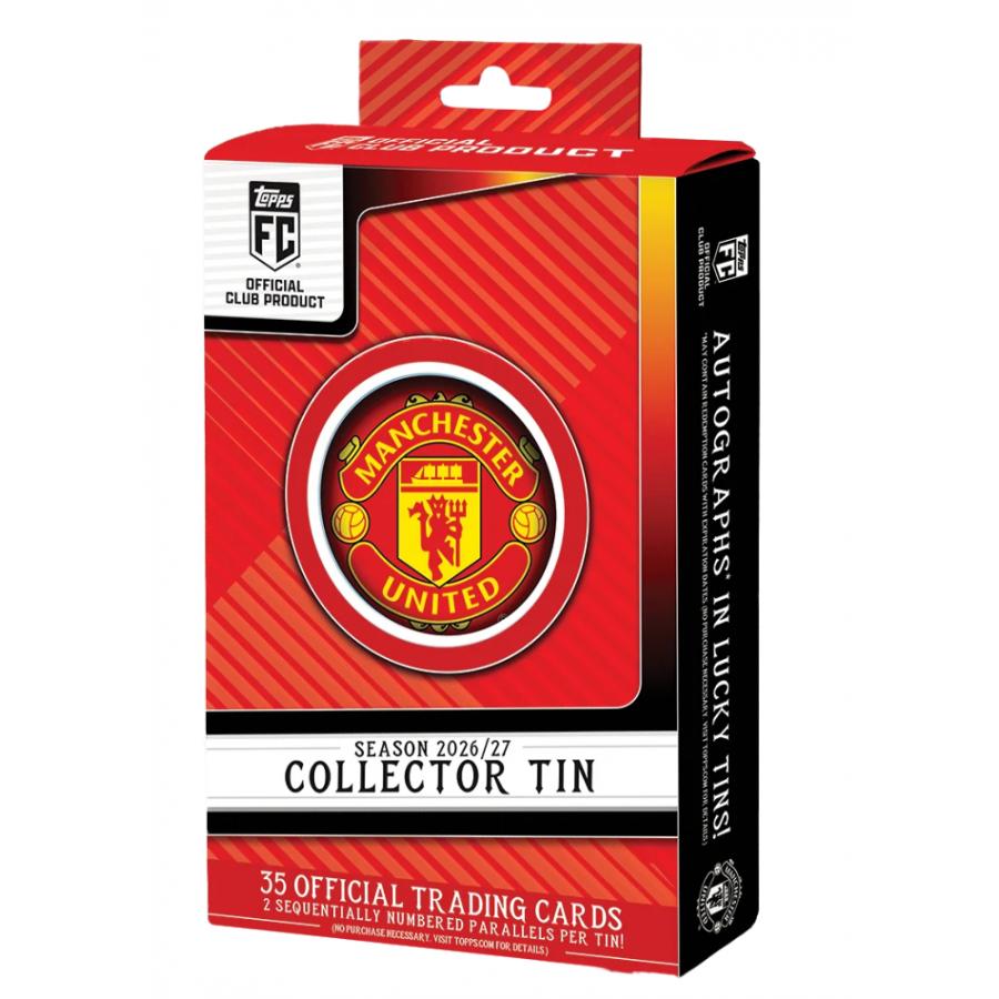 SOCCER 2026-27 TOPPS COLLECTOR TIN MANCHESTER UNITED HOBBY[1ボックス] | 