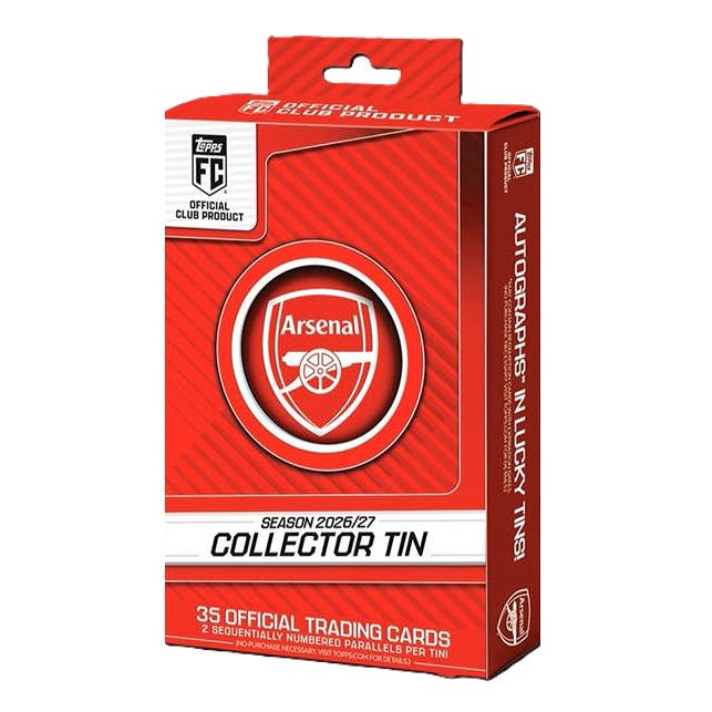 SOCCER 2026-27 TOPPS COLLECTOR TIN ARSENAL HOBBY[1ボックス] | 