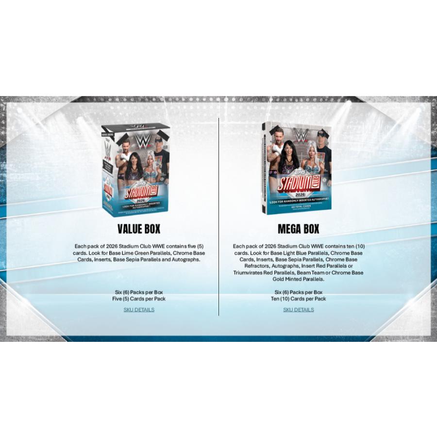 WWE 2026 TOPPS STADIUM CLUB MEGA BOX[1ボックス] |  | 03