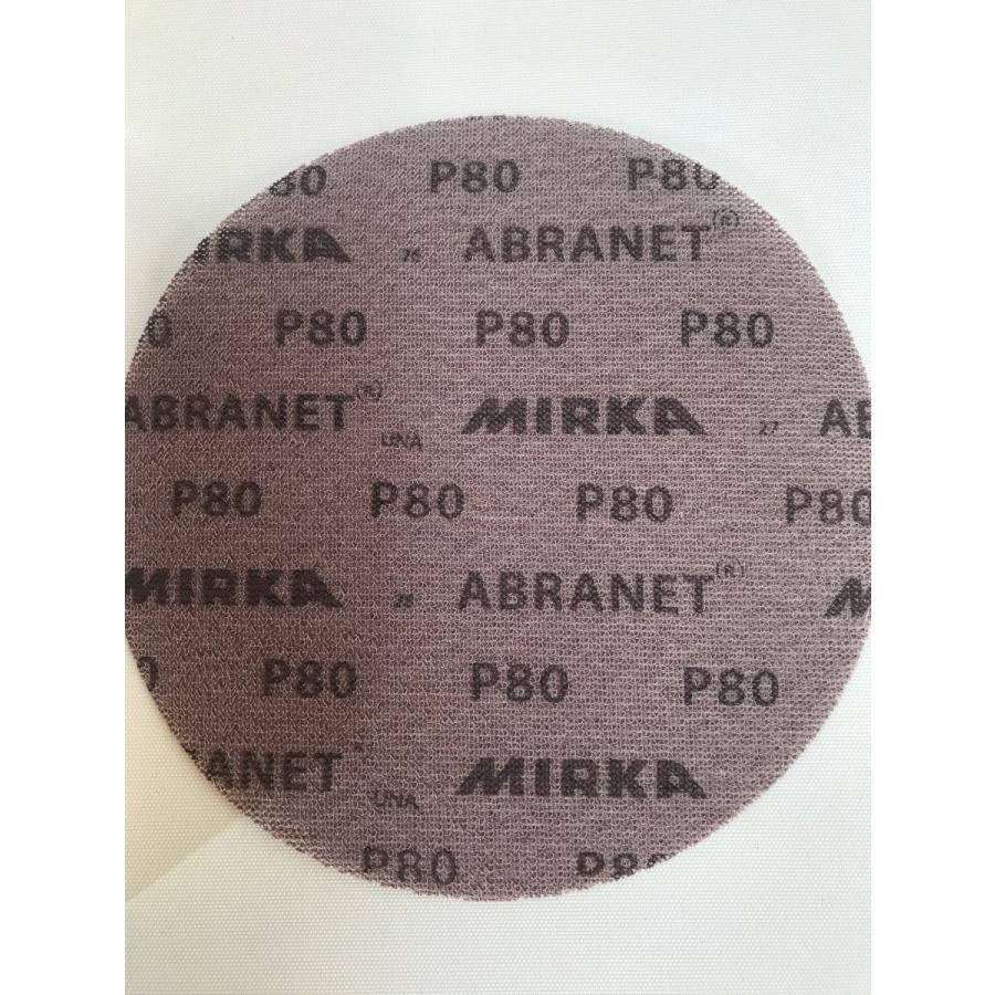 MIRKA Abranet 80 番 225 MM ミルカ アブラネット ドライウオール サンダー ヤスリ ペーパー マキタ｜mintshopmm｜04