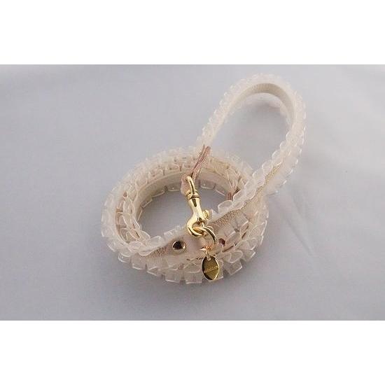 リード 犬 おしゃれ かわいい 小型犬 中型犬 オーガンジーフリル 日本製 ミントタン minttan |  | 02