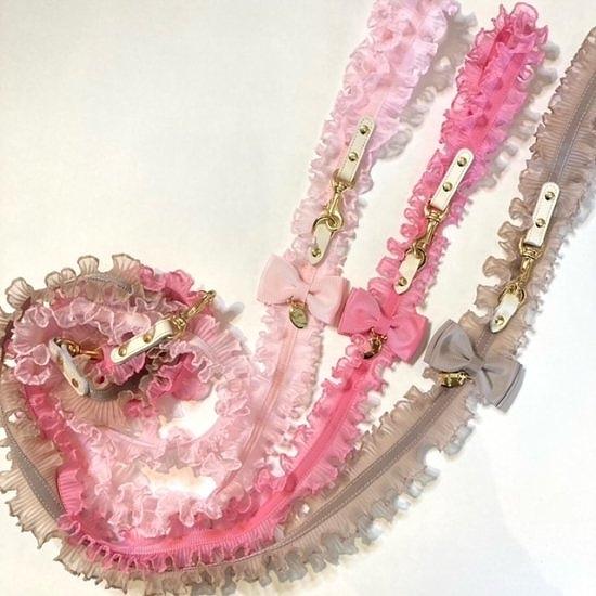 リード 犬 おしゃれ かわいい 小型犬 中型犬 タックフリルリボン 日本製 ミントタン minttan |  | 02