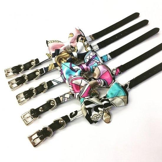 首輪 犬 おしゃれ かわいい 小型犬 中型犬 スカーフリボン 日本製 ミントタン minttan | 