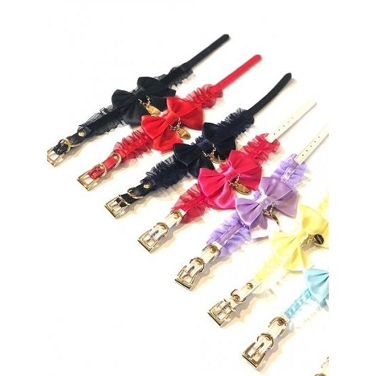 首輪 犬 おしゃれ かわいい 小型犬 中型犬 NEWフリルリボン 日本製 ミントタン minttan |  | 02