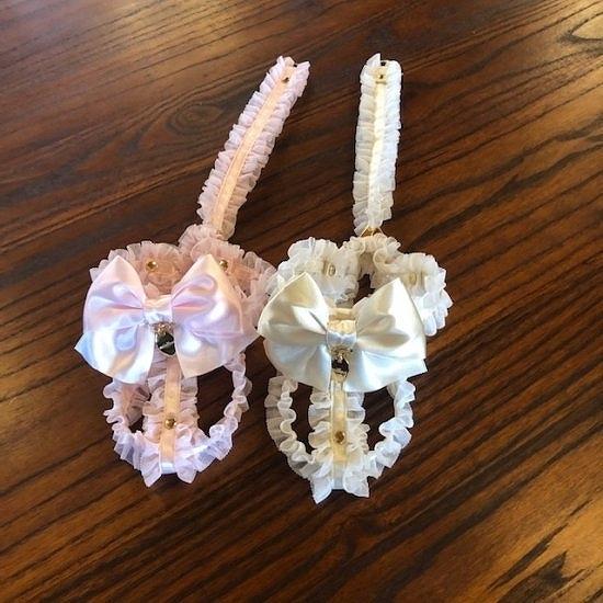 ハーネス 犬 おしゃれ かわいい 小型犬 中型犬 NEWフリルリボン ハーネス 日本製 ミントタン minttan | 