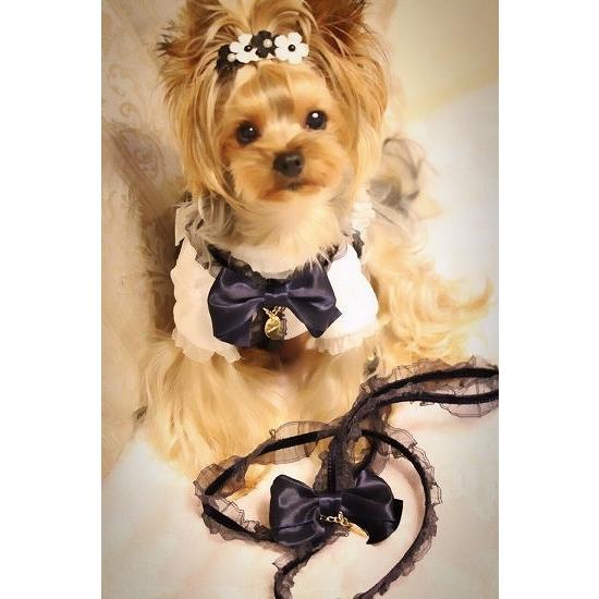 ハーネス 犬 おしゃれ かわいい 小型犬 中型犬 NEWフリルリボン ハーネス 日本製 ミントタン minttan |  | 03