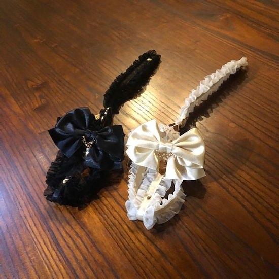 ハーネス＆リード 犬 おしゃれ かわいい 小型犬 中型犬 NEWフリルリボン ハーネス リード 日本製 ミントタン minttan |  | 02