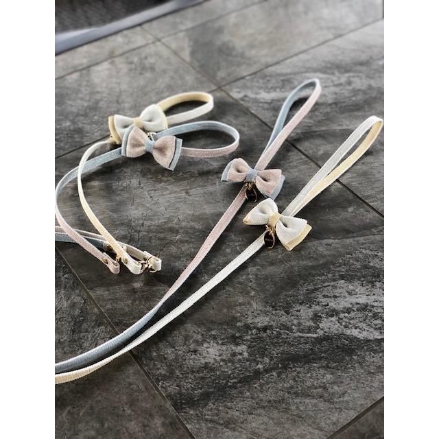 チョークリード 犬 おしゃれ かわいい 小型犬 中型犬 kirakira 一体型チョークリード 日本製 ミントタン minttan | 