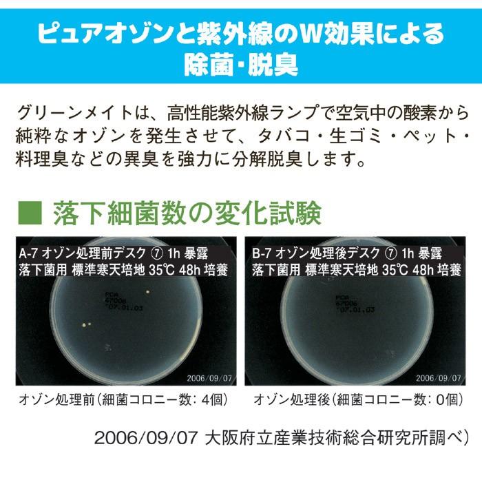 脱臭機 オゾン発生 車載用 空気 除菌 脱臭器 グリーンメイトミニ KT
