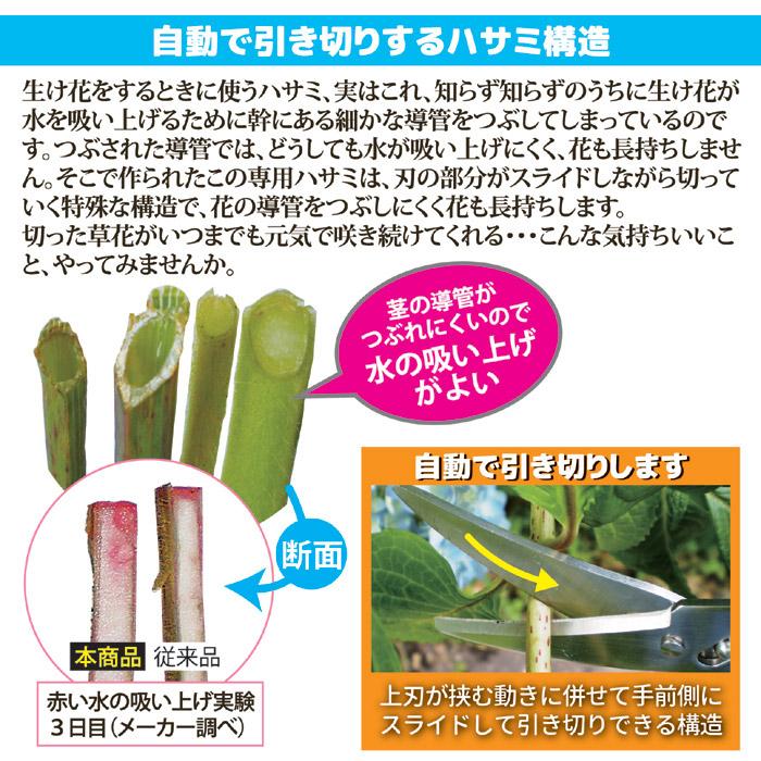 花ばさみ 鋏 花切専用ハサミ 花切かれず 剪定鋏 花切り 切り花長持ち