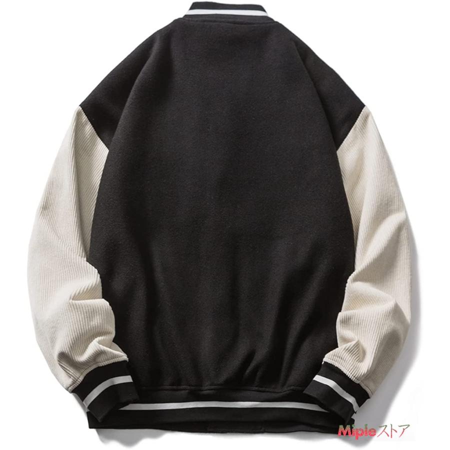 メンズ 刺繍 MA-1 ジャケット スタジャン アウター ワッペン付き スタンドカラー カッコイイ カジュアル 柔らかい コンフォート