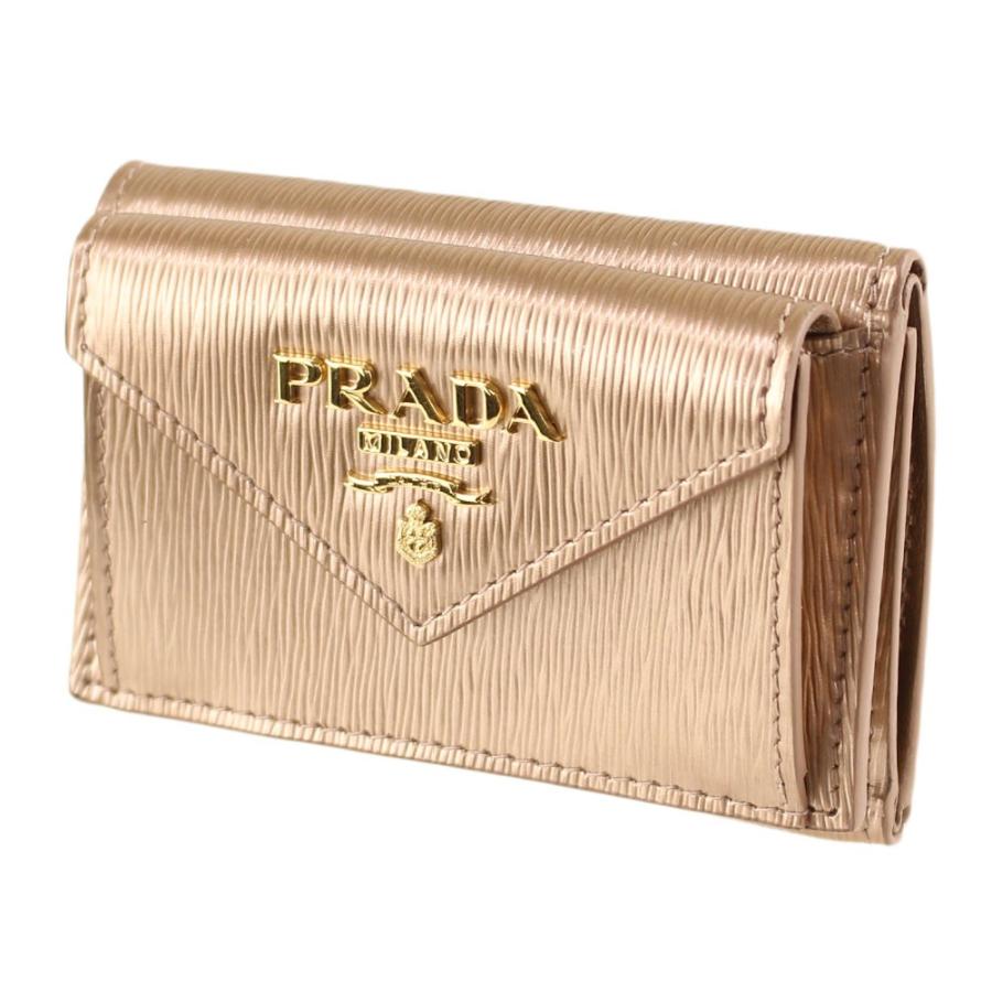 プラダ Prada 折りたたみ財布 レディース 1mh021 2b6p ゴールド系 財布 小物 1mh0212b6pcipriamordore ミッピーナ 通販 Yahoo ショッピング