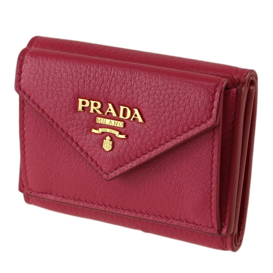 プラダ Prada 折りたたみ財布 レディース 三つ折り財布 1mh021 2e3a ピンク系 財布 小物 1mh0212e3apeonia ミッピーナ 通販 Yahoo ショッピング
