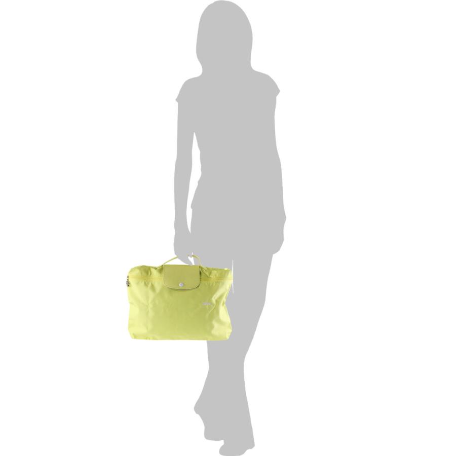 【オンラインショップ】 新品未使用品　限定色　ロンシャン　イエロー　クロコデザイン　A4サイズ対応 ハンドバッグ