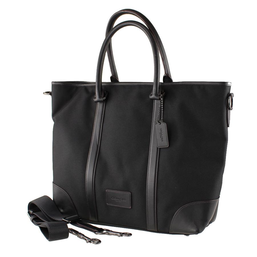 コーチ トートバッグ メンズ キャンバス 2way Coach Qblwo ブラック系 異素材ミックス バッグ カバン qbblackblack ミッピーナ 通販 Yahoo ショッピング